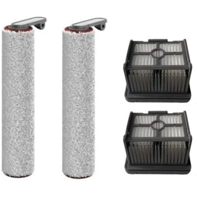 SODIAL Pack 4 pièces compatible Dreame H12 Pro — filtre HEPA lavable et brosse rouleau principale - Publicité SODIAL Pack 4 pièces compatible Dreame H12 Pro — filtre HEPA lavable et brosse rouleau principale - Publicité