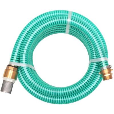 Tuyau daspiration - vidaXL - 7 m - Raccords laiton - Vert Vert - Publicité Tuyau daspiration - vidaXL - 7 m - Raccords laiton - Vert Vert - Publicité