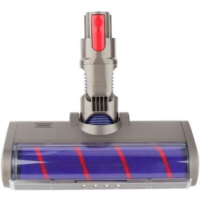 QUMOX Tête de Nettoyage à Rouleau Souple de Remplacement pour Dyson V7 V8 V10 V11 V15 Aspirateurs sans Fil à Plancher avec 4 LEDs - Publicité QUMOX Tête de Nettoyage à Rouleau Souple de Remplacement pour Dyson V7 V8 V10 V11 V15 Aspirateurs sans Fil à Plancher avec 4 LEDs - Publicité