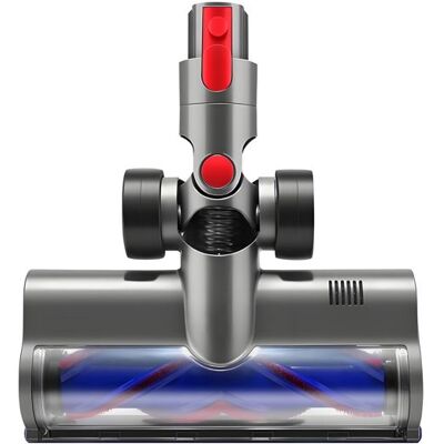 QUMOX Brosse Compatible Dyson V7 V8 V10 V11 V15 Aspirateurs Tête de Nettoyage à Entraînement Direct 4 Phares pour Sols Durs et Moquettes Gris - Publicité QUMOX Brosse Compatible Dyson V7 V8 V10 V11 V15 Aspirateurs Tête de Nettoyage à Entraînement Direct 4 Phares pour Sols Durs et Moquettes Gris - Publicité