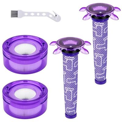 Filtres Compatible Dyson V8 Advanced (SV25) Kit Pré-filtre Étoile + Filtre HEPA Remplace 965661-05 967478-05 Phonillico® - Publicité Filtres Compatible Dyson V8 Advanced (SV25) Kit Pré-filtre Étoile + Filtre HEPA Remplace 965661-05 967478-05 Phonillico® - Publicité