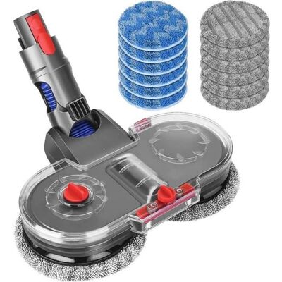 SODIAL Dyson V15 V11 V10 V8 V7 Accessoire de Vadrouille éLectrique avec RéServoir DEau et 12Vadrouilles Lavables ACCESSOIRE D’ASPIRATEUR - Publicité SODIAL Dyson V15 V11 V10 V8 V7 Accessoire de Vadrouille éLectrique avec RéServoir DEau et 12Vadrouilles Lavables ACCESSOIRE D’ASPIRATEUR - Publicité
