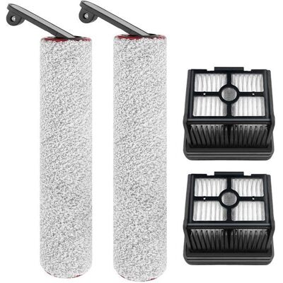 NETBOAT Accessoires pour Dreame H12 Pro / H12 Dual Pièces de Rechange pour aspirateur Eau et poussière 2 Brosse rotative + 2 filtres Hepa - Publicité NETBOAT Accessoires pour Dreame H12 Pro / H12 Dual Pièces de Rechange pour aspirateur Eau et poussière 2 Brosse rotative + 2 filtres Hepa - Publicité