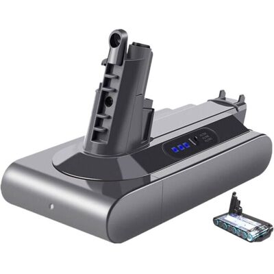 QUMOX 6000mAh Batterie Compatible avec Dyson Cyclone V10 Animal V10 Absolute V10 Fluffy V10 Motorhead V10 Total Clean Aspirateur SV12 - Publicité QUMOX 6000mAh Batterie Compatible avec Dyson Cyclone V10 Animal V10 Absolute V10 Fluffy V10 Motorhead V10 Total Clean Aspirateur SV12 - Publicité