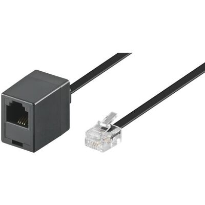 WENTRONIC RALLONGE MODULAIRE 4 BROCHES FICHE RJ11 VERS PRISE RJ11 3 M NOIR GOOBAY 68259 - Publicité WENTRONIC RALLONGE MODULAIRE 4 BROCHES FICHE RJ11 VERS PRISE RJ11 3 M NOIR GOOBAY 68259 - Publicité