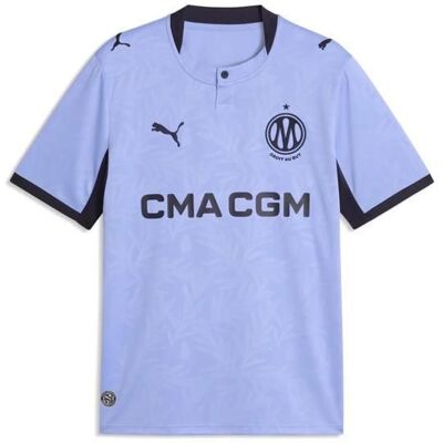 Puma Maillot Third OM 2026/27 - lavendar pop/new navy Bleu - Publicité Puma Maillot Third OM 2026/27 - lavendar pop/new navy Bleu - Publicité