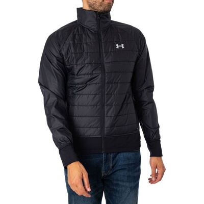 Veste Hybride Run Storm Isolée - Under Armour Noir - Publicité Veste Hybride Run Storm Isolée - Under Armour Noir - Publicité