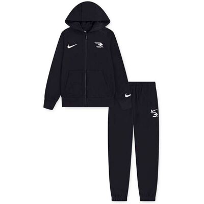 Ensemble de Survêtement - NIKE - Molleton - Noir - Garçon - Zip Intégral Noir - Publicité Ensemble de Survêtement - NIKE - Molleton - Noir - Garçon - Zip Intégral Noir - Publicité