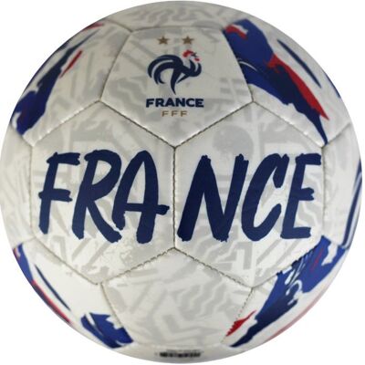 Ballon de football - FFF - Jersey Pulse - T5 Blanc - Publicité Ballon de football - FFF - Jersey Pulse - T5 Blanc - Publicité