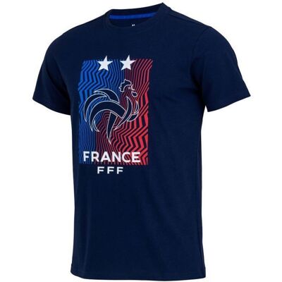 T-shirt - FFF - Collection officielle - Bleu - Enfant - Manches courtes Bleu - Publicité T-shirt - FFF - Collection officielle - Bleu - Enfant - Manches courtes Bleu - Publicité