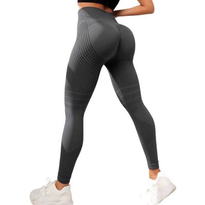 NOBRAND Legging Compression Anti Cellulite Femme 3D Minceur Leggings Taille Haute Push-Up Yoga Fitness Pantalon SportGris Gris - Publicité NOBRAND Legging Compression Anti Cellulite Femme 3D Minceur Leggings Taille Haute Push-Up Yoga Fitness Pantalon SportGris Gris - Publicité