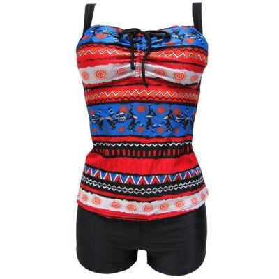 ITENDANCE Maillot de Bain Femme Tankini Shorty Noir 2 Pièces Grande Taille Noir - Publicité ITENDANCE Maillot de Bain Femme Tankini Shorty Noir 2 Pièces Grande Taille Noir - Publicité