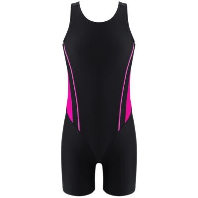 inhzoy Maillot de Bain 1 Pièce Fille Enfant Combinaison Natation Plongée Piscine Short Sport Tankini Swimwear 5-16 Ans Noir - Publicité inhzoy Maillot de Bain 1 Pièce Fille Enfant Combinaison Natation Plongée Piscine Short Sport Tankini Swimwear 5-16 Ans Noir - Publicité