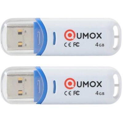 2PCS QUMOX clé USB 4 Go 4g 4gb USB 2.0 - Publicité 2PCS QUMOX clé USB 4 Go 4g 4gb USB 2.0 - Publicité
