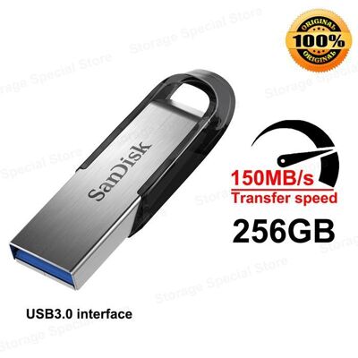 QUMOX Clé USB - SANDISK Ultra Flair 256 Go - USB 3.0 vitesses allant jusquà 150 Mo/s Protection par mot de passe 100% doriginal - Publicité QUMOX Clé USB - SANDISK Ultra Flair 256 Go - USB 3.0 vitesses allant jusquà 150 Mo/s Protection par mot de passe 100% doriginal - Publicité