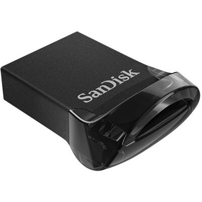 SANDISK Clé USB Ultra Fit- 64 Go - USB 3.1 Noir - Publicité SANDISK Clé USB Ultra Fit- 64 Go - USB 3.1 Noir - Publicité