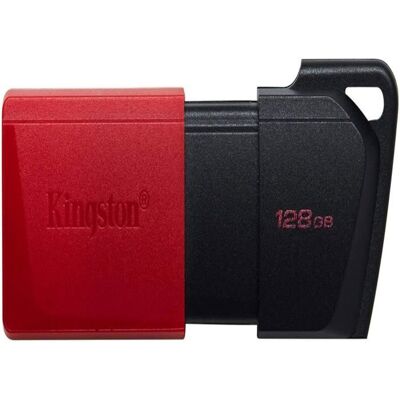 QUMOX Kingston DataTraveler Exodia M Clé USB 3.2 Gen 1 DTXM/128GB - avec capuchon mobile (Noir + Rouge) - Publicité QUMOX Kingston DataTraveler Exodia M Clé USB 3.2 Gen 1 DTXM/128GB - avec capuchon mobile (Noir + Rouge) - Publicité