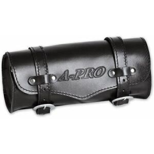 Sacoche Guidon Cuir Vachette Poche 35lt 30x13 cm Bagages Sac a Outils noir Noir - Publicité Sacoche Guidon Cuir Vachette Poche 35lt 30x13 cm Bagages Sac a Outils noir Noir - Publicité