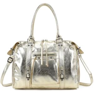 Grand sac cabas bowling irisé - Sac à main avec bandoulière format A4 - Gallantry - Doré Jaune - Publicité Grand sac cabas bowling irisé - Sac à main avec bandoulière format A4 - Gallantry - Doré Jaune - Publicité