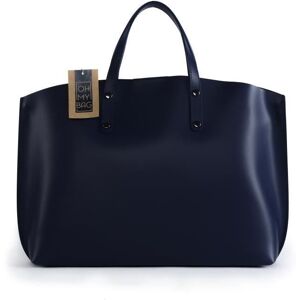 OH MY BAG Sac à Main en cuir glacé femme - Modèle CHANTILLY bleu moyen Bleu - Publicité OH MY BAG Sac à Main en cuir glacé femme - Modèle CHANTILLY bleu moyen Bleu - Publicité