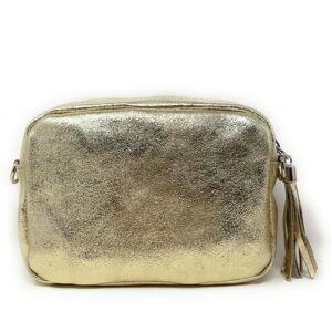 Sac trotteur à bandoulière en cuir grainé LITTLE SEVILLE - OH MY BAG - Or pale - Doré - Jaune - Femme Jaune - Publicité Sac trotteur à bandoulière en cuir grainé LITTLE SEVILLE - OH MY BAG - Or pale - Doré - Jaune - Femme Jaune - Publicité