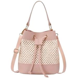 BIJOUTERIE PAPILLON BLEU Sac à Main - Femme - Fourre Tout - Bi Matière - Cuir - Rose - Bandoulière - Amovible - Dimensions 16 x 17 x 8 cm Rose - Publicité BIJOUTERIE PAPILLON BLEU Sac à Main - Femme - Fourre Tout - Bi Matière - Cuir - Rose - Bandoulière - Amovible - Dimensions 16 x 17 x 8 cm Rose - Publicité