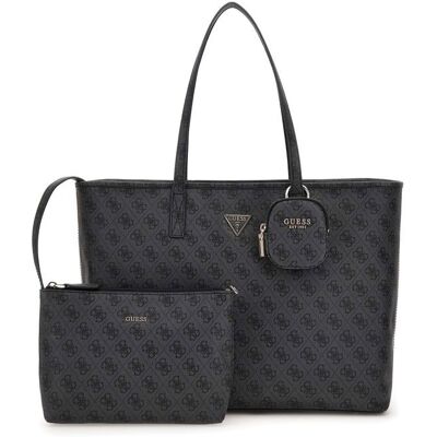 GUESS Sac shopper gris foncé noir pour femme - Power Play II Large Tech Tote Coal Logo 313071 Gris - Publicité GUESS Sac shopper gris foncé noir pour femme - Power Play II Large Tech Tote Coal Logo 313071 Gris - Publicité