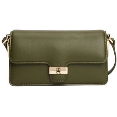 Tommy Hilfiger TH Heritage - Sac bandoulière Vert AW0AW18028-MT1 Vert - Publicité Tommy Hilfiger TH Heritage - Sac bandoulière Vert AW0AW18028-MT1 Vert - Publicité