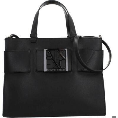Sac à main - ARMANI EXCHANGE - Modèle 117420 - Peau Synthétique - Doublure Textile - Noir Noir - Publicité Sac à main - ARMANI EXCHANGE - Modèle 117420 - Peau Synthétique - Doublure Textile - Noir Noir - Publicité