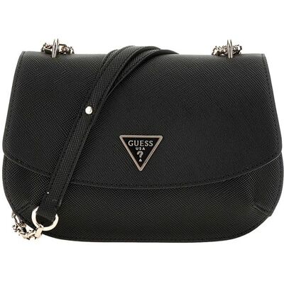 GUESS Sac à épaule bandoulière noir pour femme Ilia Convertible XBody Flap 270562 Noir - Publicité GUESS Sac à épaule bandoulière noir pour femme Ilia Convertible XBody Flap 270562 Noir - Publicité