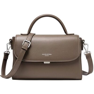 David Jones - Sac Bandoulière à Rabat Cuir PU Femme - Marron Marron - Publicité David Jones - Sac Bandoulière à Rabat Cuir PU Femme - Marron Marron - Publicité