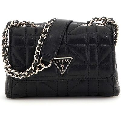 Sac à épaule - GUESS - Edita Mini Convertible - Noir - Matelassé - 18x12x6 cm Noir - Publicité Sac à épaule - GUESS - Edita Mini Convertible - Noir - Matelassé - 18x12x6 cm Noir - Publicité
