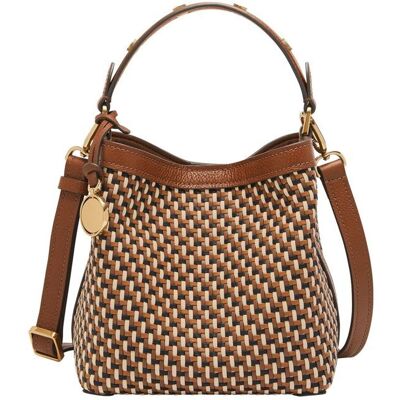 FOSSIL Sac à épaule bandoulière marron pour femme - Jessie Bucket Crossbody Bag S 256613 Marron - Publicité FOSSIL Sac à épaule bandoulière marron pour femme - Jessie Bucket Crossbody Bag S 256613 Marron - Publicité