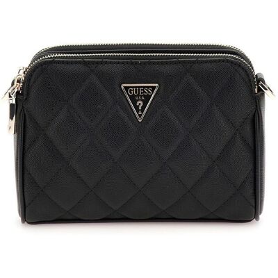GUESS Sac à épaule bandoulière noir pour femme - Eco Carly Mini Status XBody 280330 Noir - Publicité GUESS Sac à épaule bandoulière noir pour femme - Eco Carly Mini Status XBody 280330 Noir - Publicité