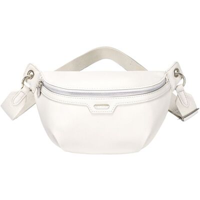 David Jones Paris - Sac Banane Ville Bandoulière Femme - Similicuir PU - Taille Petite - Couleur Blanc Blanc - Publicité David Jones Paris - Sac Banane Ville Bandoulière Femme - Similicuir PU - Taille Petite - Couleur Blanc Blanc - Publicité