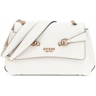 Sac à épaule - GUESS - Lorelei Convertible Xbody Flap Bag - Crème - 245x14x8 cm - 695 g Blanc - Publicité Sac à épaule - GUESS - Lorelei Convertible Xbody Flap Bag - Crème - 245x14x8 cm - 695 g Blanc - Publicité