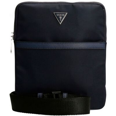 GUESS Sac à épaule bandoulière bleu pour homme - Certosa Smart Crossbody Flat 172169 Bleu - Publicité GUESS Sac à épaule bandoulière bleu pour homme - Certosa Smart Crossbody Flat 172169 Bleu - Publicité