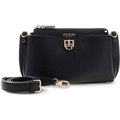 GUESS Sac à épaule bandoulière noir pour femme - Bianca Mini Crossbody 336908 Noir - Publicité GUESS Sac à épaule bandoulière noir pour femme - Bianca Mini Crossbody 336908 Noir - Publicité