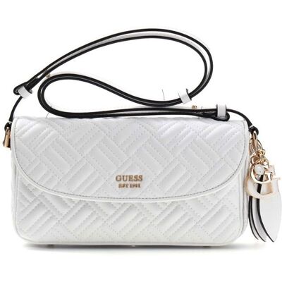 GUESS Sac à épaule bandoulière blanc pour femme - Sally Convertible Xbody Flap 336906 Blanc - Publicité GUESS Sac à épaule bandoulière blanc pour femme - Sally Convertible Xbody Flap 336906 Blanc - Publicité