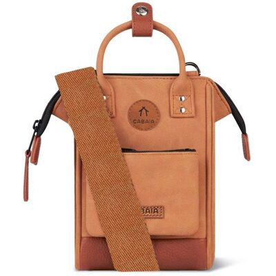Sac à épaule bandoulière - CABAIA - Adventurer Vegan Nubuck Nano Bag - Vegan nubuck - Moscow (marron) - 13x19x7 cm Marron - Publicité Sac à épaule bandoulière - CABAIA - Adventurer Vegan Nubuck Nano Bag - Vegan nubuck - Moscow (marron) - 13x19x7 cm Marron - Publicité