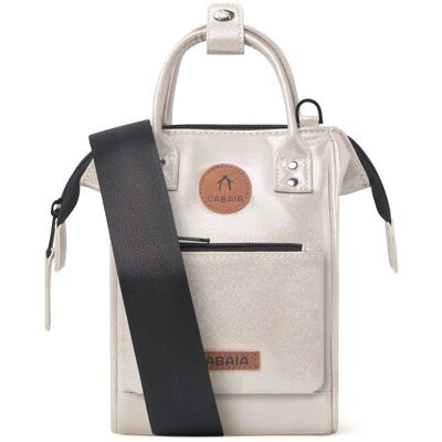 Sac bandoulière - CABAIA - Adventurer Iridescent Nano Honolulu 338566 - argenté - 13x19x7 cm - bandoulière réglable Gris - Publicité Sac bandoulière - CABAIA - Adventurer Iridescent Nano Honolulu 338566 - argenté - 13x19x7 cm - bandoulière réglable Gris - Publicité