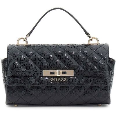 GUESS Sac à épaule bandoulière noir pour femme - Idra Top Handle Flap Bag 325184 Noir - Publicité GUESS Sac à épaule bandoulière noir pour femme - Idra Top Handle Flap Bag 325184 Noir - Publicité