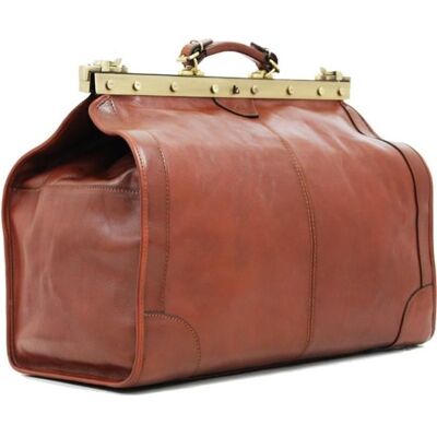 Katana Sac de voyage Doctor Bag en Cuir - Marron Marron - Publicité Katana Sac de voyage Doctor Bag en Cuir - Marron Marron - Publicité