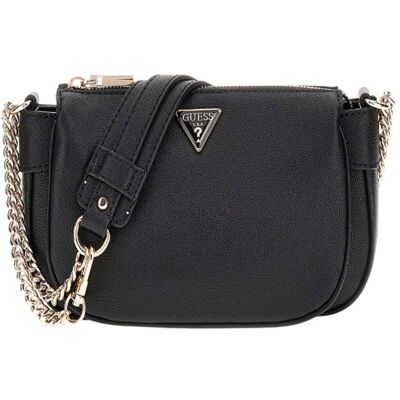 Sac à épaule - GUESS - Fedora Shoulder Bag - Noir - 100% polyuréthane - 25x15x7 cm Noir - Publicité Sac à épaule - GUESS - Fedora Shoulder Bag - Noir - 100% polyuréthane - 25x15x7 cm Noir - Publicité
