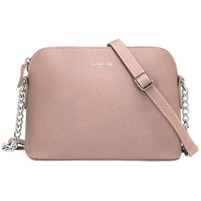 David Jones - Petit Sac Bandoulière Femme - Sac à Main Chaîne Porté Epaule - Besace Sacoche Cuir PU Pochette Soirée Mode - Rose Rose - Publicité David Jones - Petit Sac Bandoulière Femme - Sac à Main Chaîne Porté Epaule - Besace Sacoche Cuir PU Pochette Soirée Mode - Rose Rose - Publicité