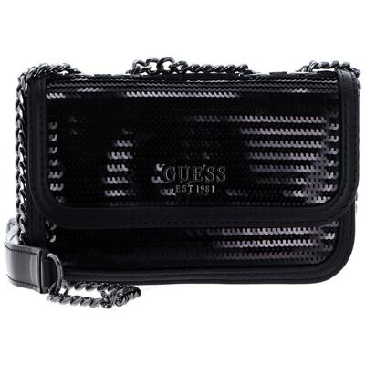 GUESS Sac à épaule bandoulière noir pour femme - Kaska Mini Convertible Crossbody Flap 248472 Noir - Publicité GUESS Sac à épaule bandoulière noir pour femme - Kaska Mini Convertible Crossbody Flap 248472 Noir - Publicité