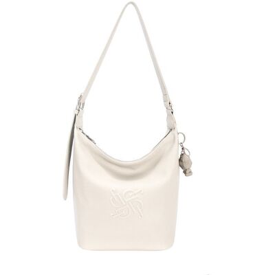 David Jones Paris - Sac Hobo Porté épaule Femme ville - porté main - Taille Moyenne - Grande capacité - Couleur Blanc Blanc - Publicité David Jones Paris - Sac Hobo Porté épaule Femme ville - porté main - Taille Moyenne - Grande capacité - Couleur Blanc Blanc - Publicité