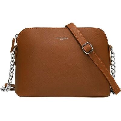 David Jones - Petit Sac Bandoulière Femme - Sac à Main Chaîne Porté Epaule - Besace Sacoche Cuir PU Pochette Soirée Mode - Marron Marron - Publicité David Jones - Petit Sac Bandoulière Femme - Sac à Main Chaîne Porté Epaule - Besace Sacoche Cuir PU Pochette Soirée Mode - Marron Marron - Publicité