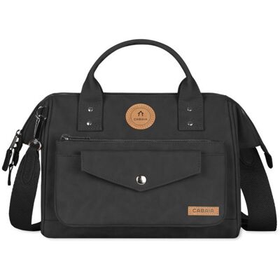 Sac à main - CABAIA - Adventurer Nubuck Crossbody M Le Havre - Noir - 58L - Bandoulière amovible réglable Noir - Publicité Sac à main - CABAIA - Adventurer Nubuck Crossbody M Le Havre - Noir - 58L - Bandoulière amovible réglable Noir - Publicité