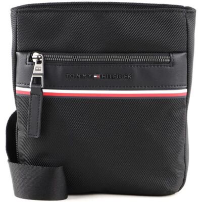 Sac à épaule bandoulière - TOMMY HILFIGER - 1985 Mini Crossover - Noir - 22x22x8 cm - 330 g Noir - Publicité Sac à épaule bandoulière - TOMMY HILFIGER - 1985 Mini Crossover - Noir - 22x22x8 cm - 330 g Noir - Publicité